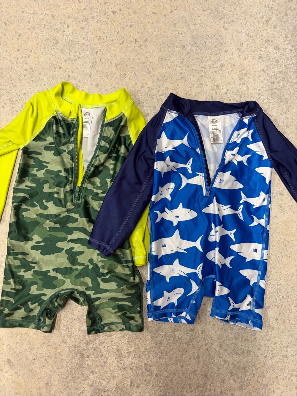 Gerber Kids Long Sleeve Swim Suit